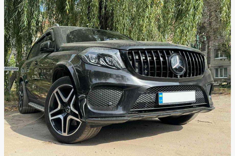 Mercedes GL/GLS class X166 2012-2019 Calandre Avant GT Panamericana Noir (pour GLS) Photo 1
