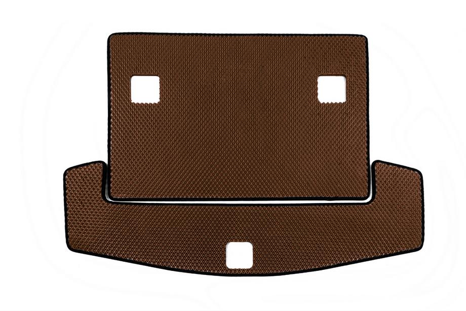 Chevrolet Captiva 2006-2019 Tapis de coffre EVA (7 places, Marron) Image