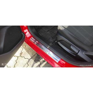 Seuils de porte inox Carmos V1 lot de 4 Ford Fiesta 2008-2017 photo 4