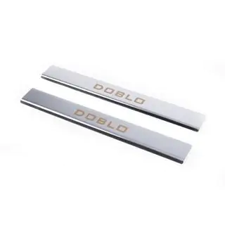Seuils de porte inox (Carmos, 2 pcs) Fiat Doblo I 2001-2005 photo 2