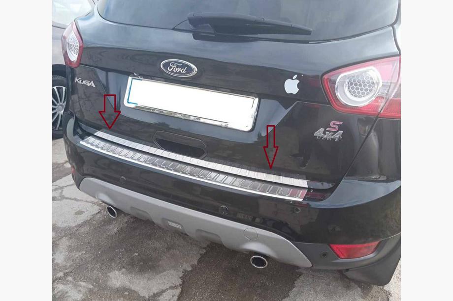 Ford Kuga 2008-2013 Baguette de coffre inox Image