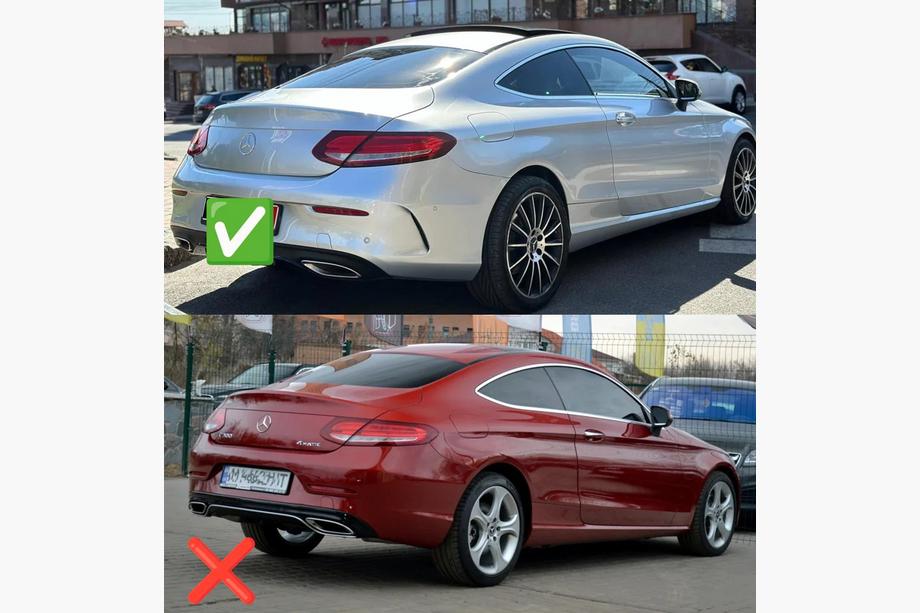 Mercedes C-class W205 2014-2021 Kit carrosserie avec diffuseur pour Coupe (AMG C63-design 2014-2018) Photo 2