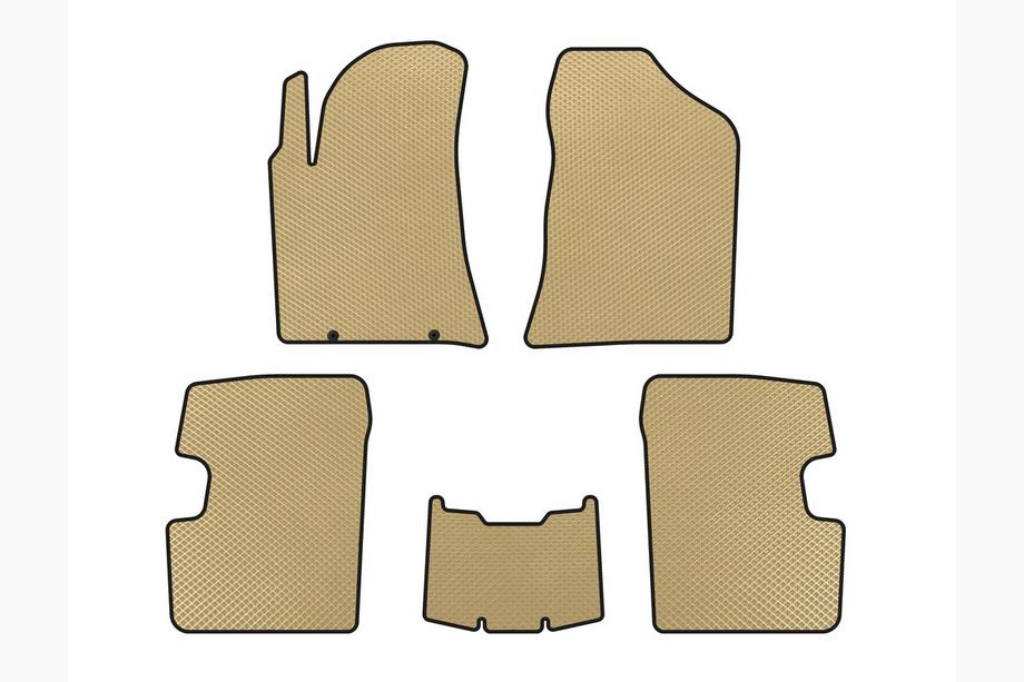 BYD F3 2013-2015 Tapis de sol EVA (SD, Beige) Image