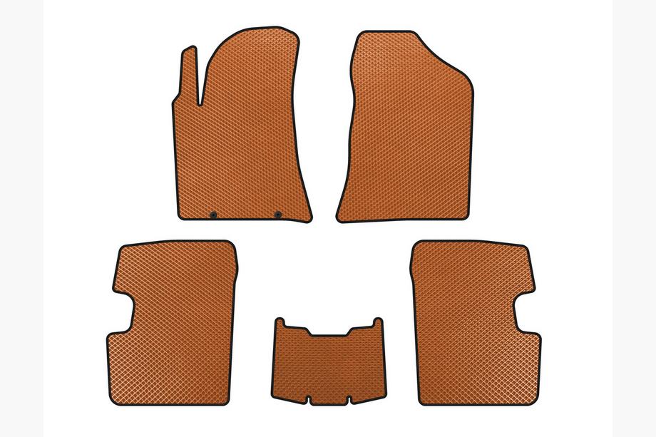 BYD F3 2013-2015 Tapis de sol EVA (SD, Orange) Image