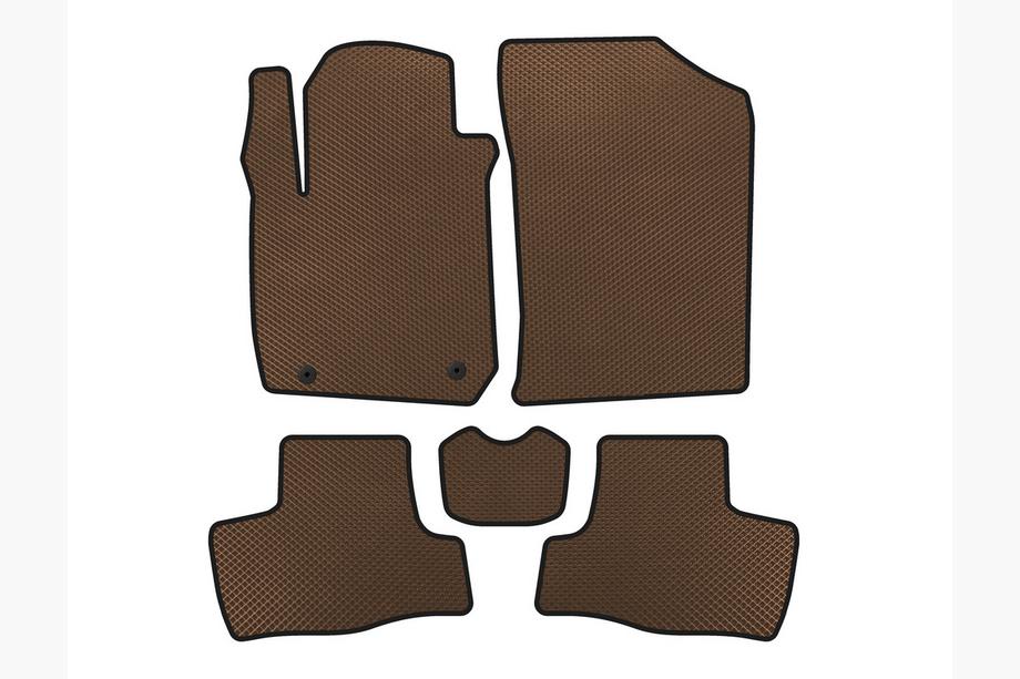 BYD F0 2008-2014 Tapis de sol EVA (Marron) Image