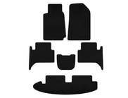 Chevrolet Trailblazer 2012-2019 Tapis de sol textile Classic (3 rangées, Noir) photo 1