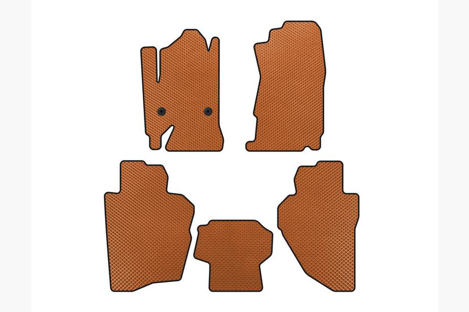 Chevrolet Silverado 2013-2019 Tapis de sol EVA (Orange) Image