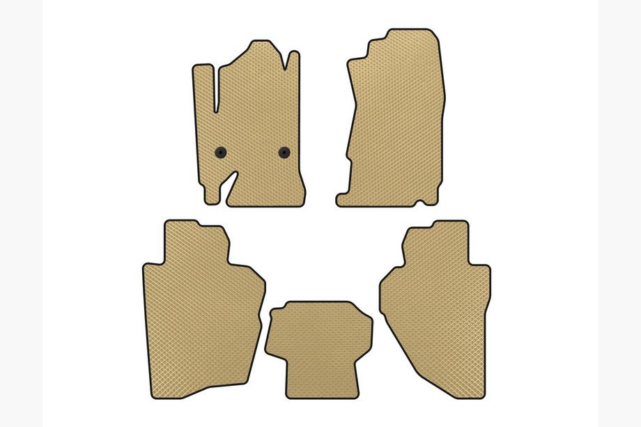 Chevrolet Silverado 2013-2019 Tapis de sol EVA (Beige) Image