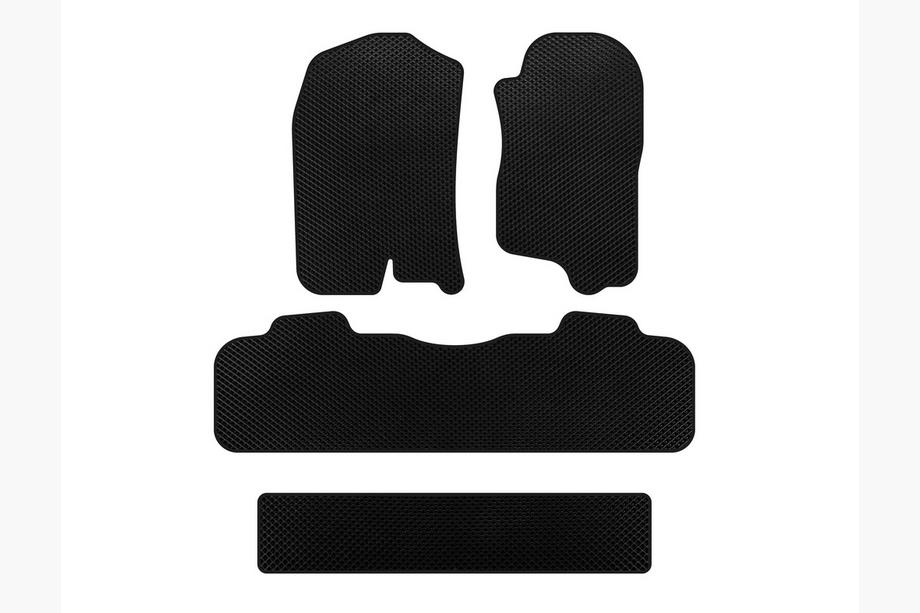 Chevrolet Tahoe 2007-2014 Tapis de sol EVA (3 Rangées, 2007-2014, Noir) Image