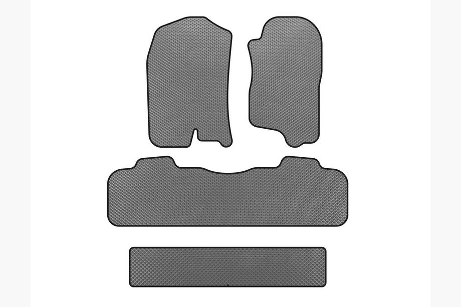 Chevrolet Tahoe 2007-2014 Tapis de sol EVA (3 Rangées, 2007-2014, Gris) Image