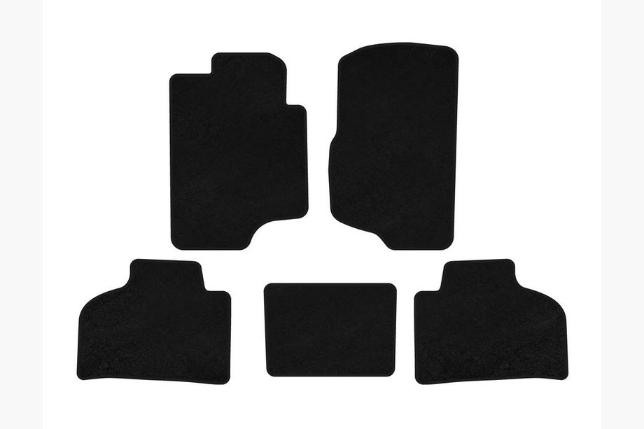 Chevrolet Silverado 2007-2013 Tapis de sol textile Premium (Noir) Image