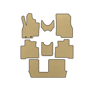 Tapis de sol EVA (3 Rangées, Beige) Mitsubishi Grandis 2003-2011