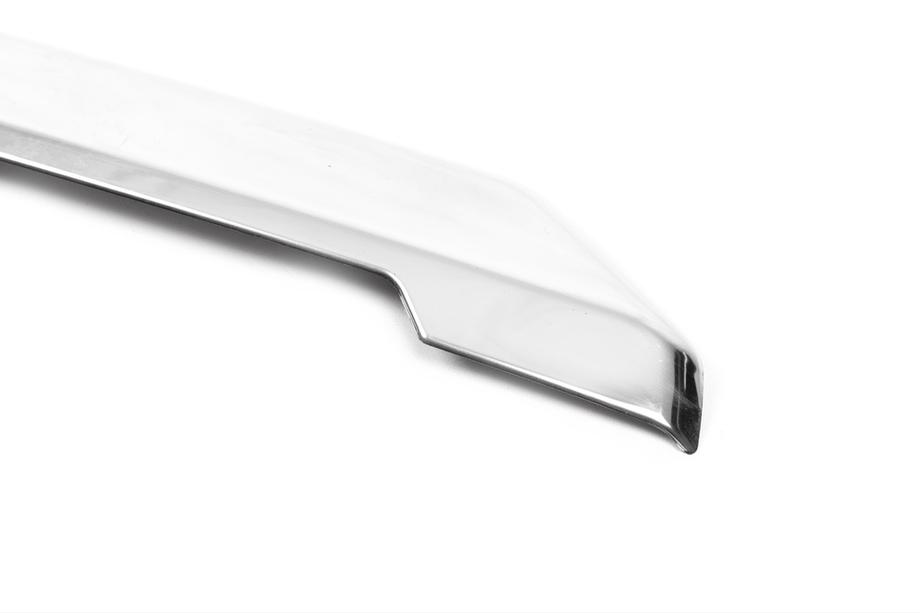 Ford Custom 2013-2022 Baguette chromée au-dessus de la plaque d'immatriculation (sans caméra, inox) Photo 4