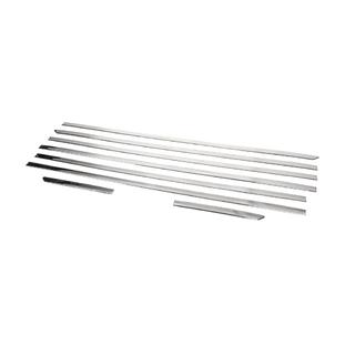Moulures inférieures de vitres (8 pcs, Inox) Ford Custom 2013-2022 photo 3