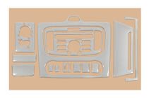 Ford Focus II 2008-2011 Caches de tableau de bord Clima (Mini-Set, Aluminium) photo 2