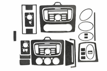 Ford Focus II 2008-2011 Caches de Tableau de Bord Clima/AC (Maxi-Set, Carbone) photo 1