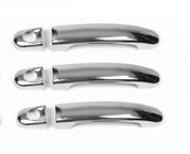 Volkswagen T5 Transporter 2003-2010 Couvre-poignées de porte chromés avec trou de clé (3 pcs, inox) photo 1
