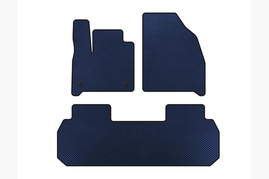 Chevrolet Traverse 2017- Tapis de sol EVA (2 Rangées, Bleu) Image