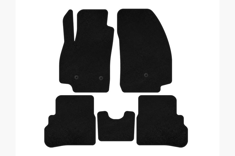 Chevrolet Spark 2015-2023 Tapis de sol textile Premium (2018-2023, Noir) Photo 2