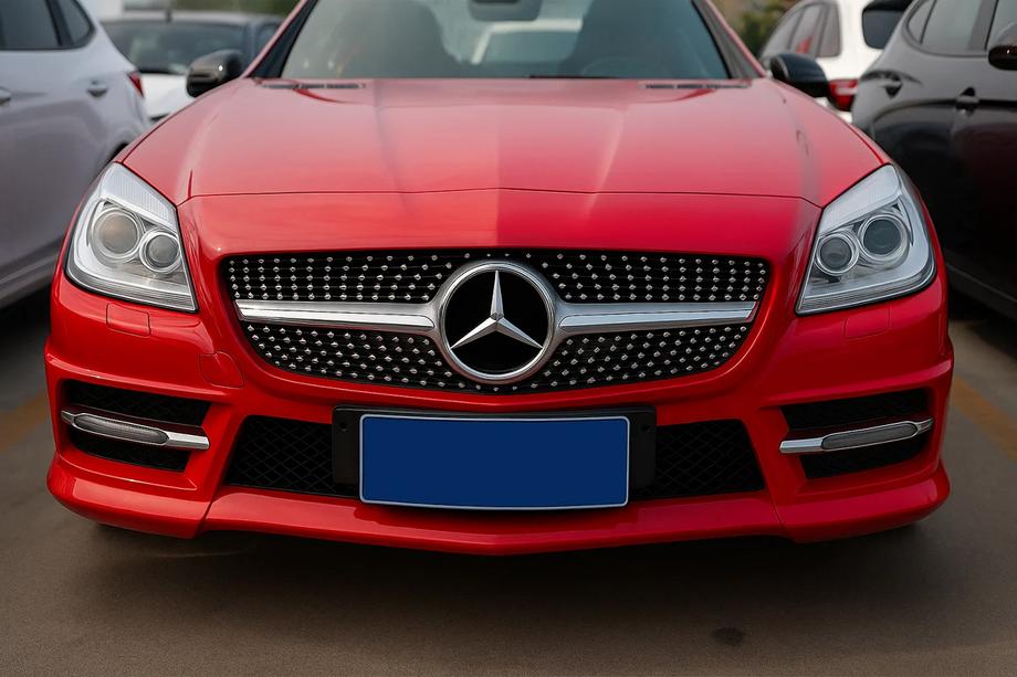 Mercedes SLK R172 2011-2016 Calandre Avant Diamond Black Image