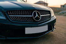 Mercedes SL R230 2001-2011 Calandre Avant Diamond Black (2008-2011) photo 1
