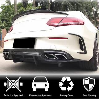 Diffuseur de Pare-Chocs Arrière V2 (pour Coupé/Cabriolet C63 AMG 2015-2019, Carbone) photo 2