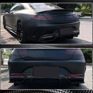 Diffuseur de Pare-Chocs Arrière V2 (pour Coupé/Cabriolet C63 AMG 2015-2019, Carbone) photo 4