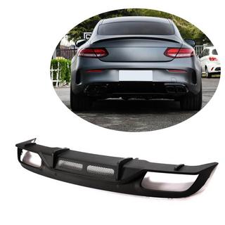 Diffuseur de pare-chocs arrière (pour Coupé/Cabriolet C63 AMG 2019-2021, Carbone) photo 1