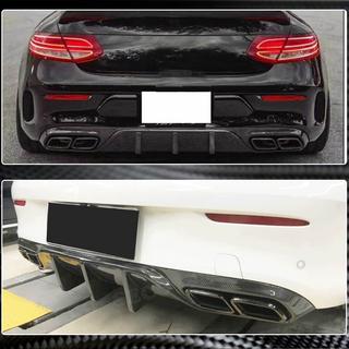 Diffuseur de Pare-Chocs Arrière V1 pour Coupé/Cabriolet C63 AMG 2015-2019 Carbone photo 4