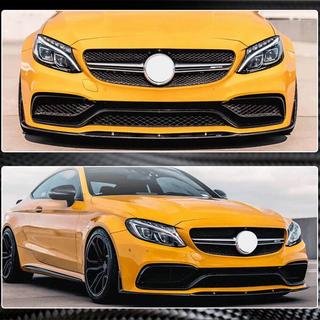 Lame avant V1 pour pare-chocs (Coupé/Cabriolet C63 AMG 2015-2019, Carbone) photo 3