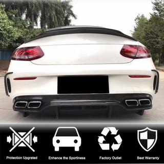 Couvre pare-chocs arrière (pour Coupé/Cabriolet C63 AMG 2015-2019, Carbone) photo 2