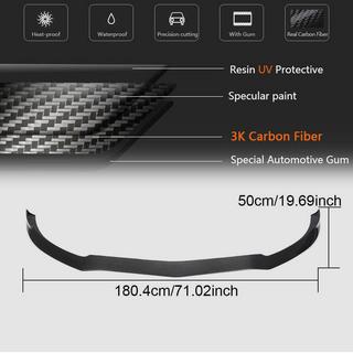 Lame avant V3 pour pare-chocs (Coupé/Cabriolet C63 AMG 2015-2019, Carbone) photo 4
