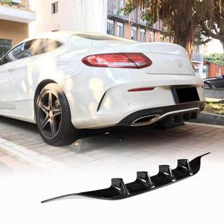 Diffuseur de pare-chocs arrière pour AMG-Line / C43 AMG Coupé/Cabriolet 2015-2019, Carbone photo 1