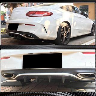 Diffuseur de pare-chocs arrière pour AMG-Line / C43 AMG Coupé/Cabriolet 2015-2019, Carbone photo 4