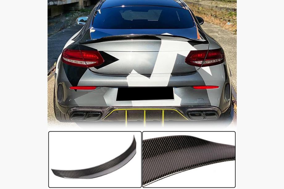 Mercedes C-class W205 2014-2021 Aileron V5 (pour Coupé 2015-2019, Carbone) Photo 2