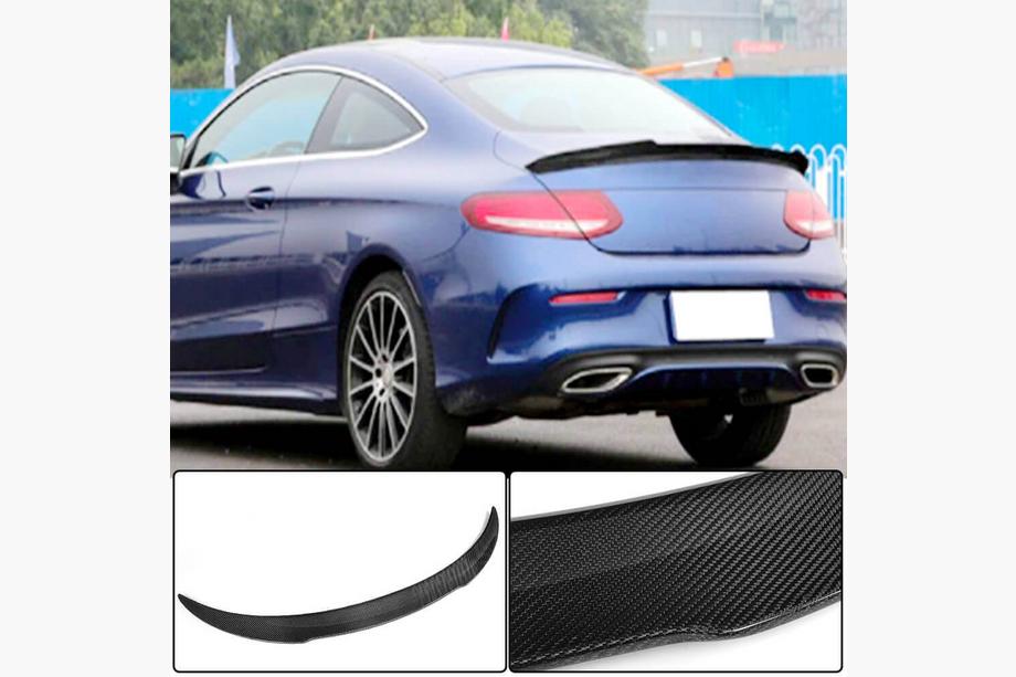 Mercedes C-class W205 2014-2021 Spoiler V9 (pour Coupé 2015-2019, Carbone) Image