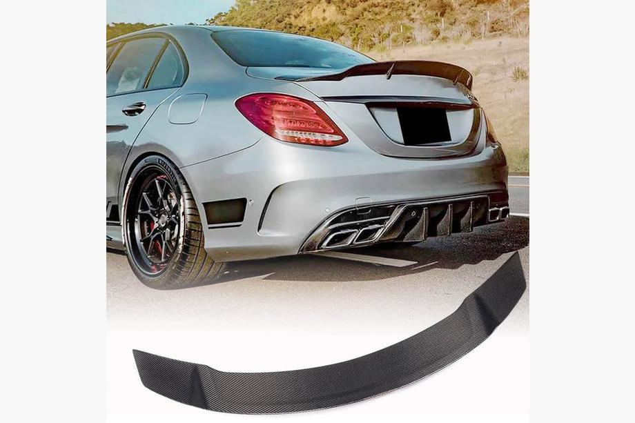 Mercedes C-class W205 2014-2021 Aileron V1 (pour SD 2015-2019, Carbone) Image