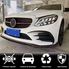 Mercedes C-class W205 2014-2021 Lame de pare-chocs avant (pour SD AMG-Line 2015-2019, Carbone) photo 2