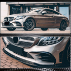 Mercedes C-class W205 2014-2021 Lame avant V1 pour C43 AMG 2019-2021 Carbone photo 4