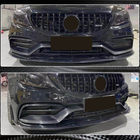 Mercedes C-class W205 2014-2021 Couvercles de Phares Antibrouillard en Carbone (pour C63 AMG 2015-2019) photo 4