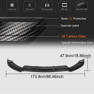 Lame avant Lip V1 pour C43 AMG 2015-2019 Carbone photo 4