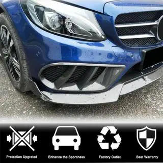 Couvre-phares antibrouillard en carbone pour C43 AMG 2015-2019 Mercedes C-class W205 2014-2021 photo 2