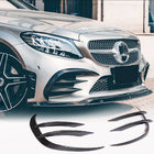 Mercedes C-class W205 2014-2021 Extensions de pare-chocs avant V1 pour C43 AMG 2019-2021 Carbone photo 1