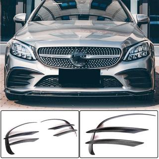 Extensions de pare-chocs avant V1 pour C43 AMG 2019-2021 Carbone photo 2