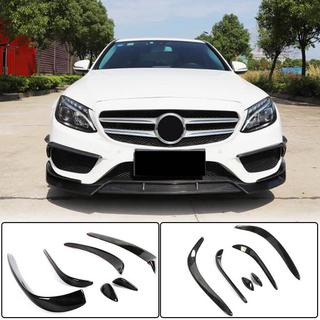 Extensions de Pare-chocs Avant Carbone pour C43 AMG 2015-2019 photo 1