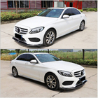 Mercedes C-class W205 2014-2021 Lame avant Lip V6 pour C43 AMG 2015-2019 Carbone photo 3