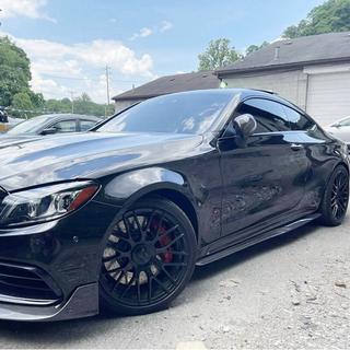 Bas de Caisse V4 (pour C43/C63 AMG 2015-2019, Carbone) Mercedes C-class W205 2014-2021 photo 2
