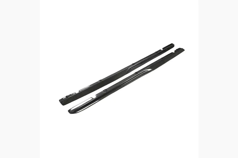 Mercedes C-class W205 2014-2021 Bas de Caisse V4 (pour C43/C63 AMG 2015-2019, Carbone) Photo 6