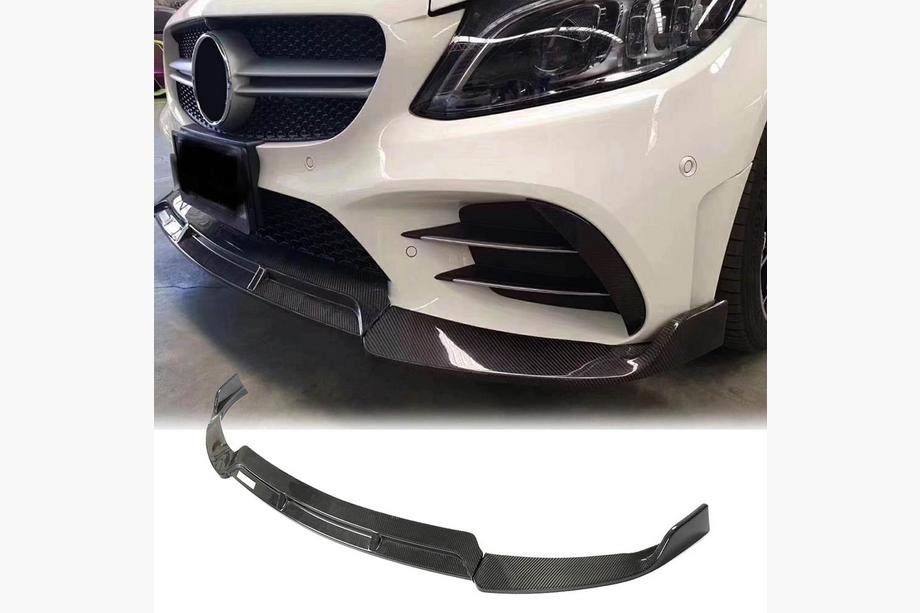Mercedes C-class W205 2014-2021 Lame Avant V3 pour C43 AMG 2019-2021 Carbone Photo 1