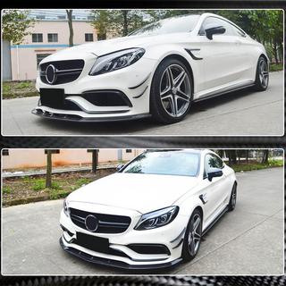 Lame avant V1 pour pare-chocs SD C63 AMG 2015-2019 Carbone photo 4